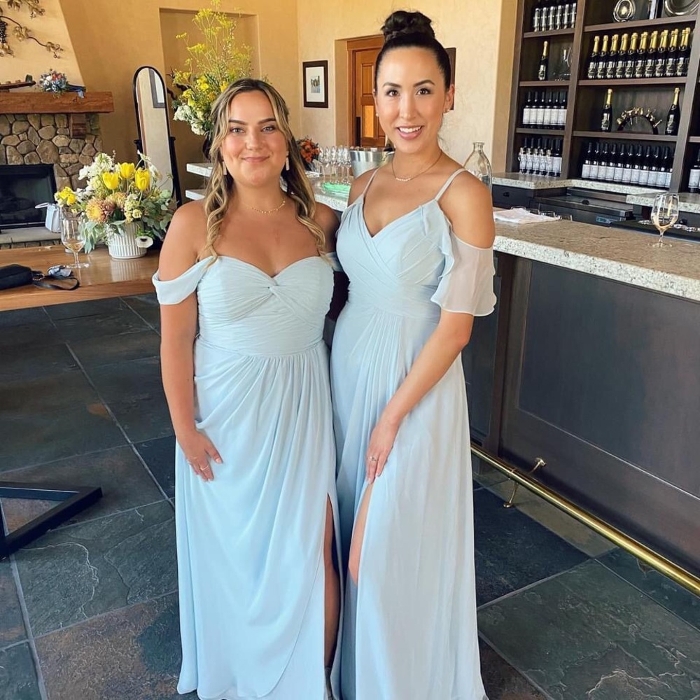 Azazie Dakota Bridesmaid Dress in Color Mist